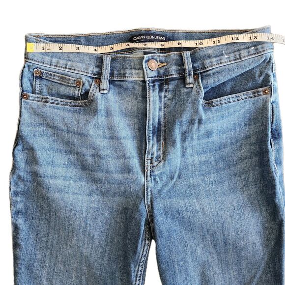 Calvin Klein‎ Jeans Womens 10 High Rise Skinny Sustainable Preppy Classic Casual - Picture 11 of 13